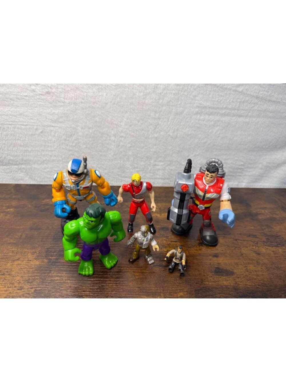 Marvel & Action Hero Lot - Hulk & Assorted Figures - Mixed Sizes